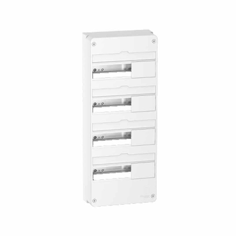 Coffret divisionnaire en saillie - 4 rangées de 13 modules