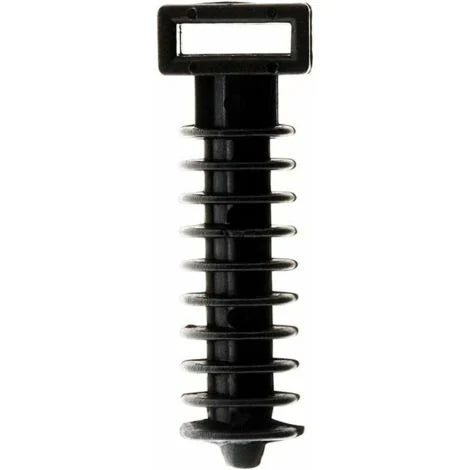 Embase Cheville à Frapper Noire - Lot de 100 - 10mm
