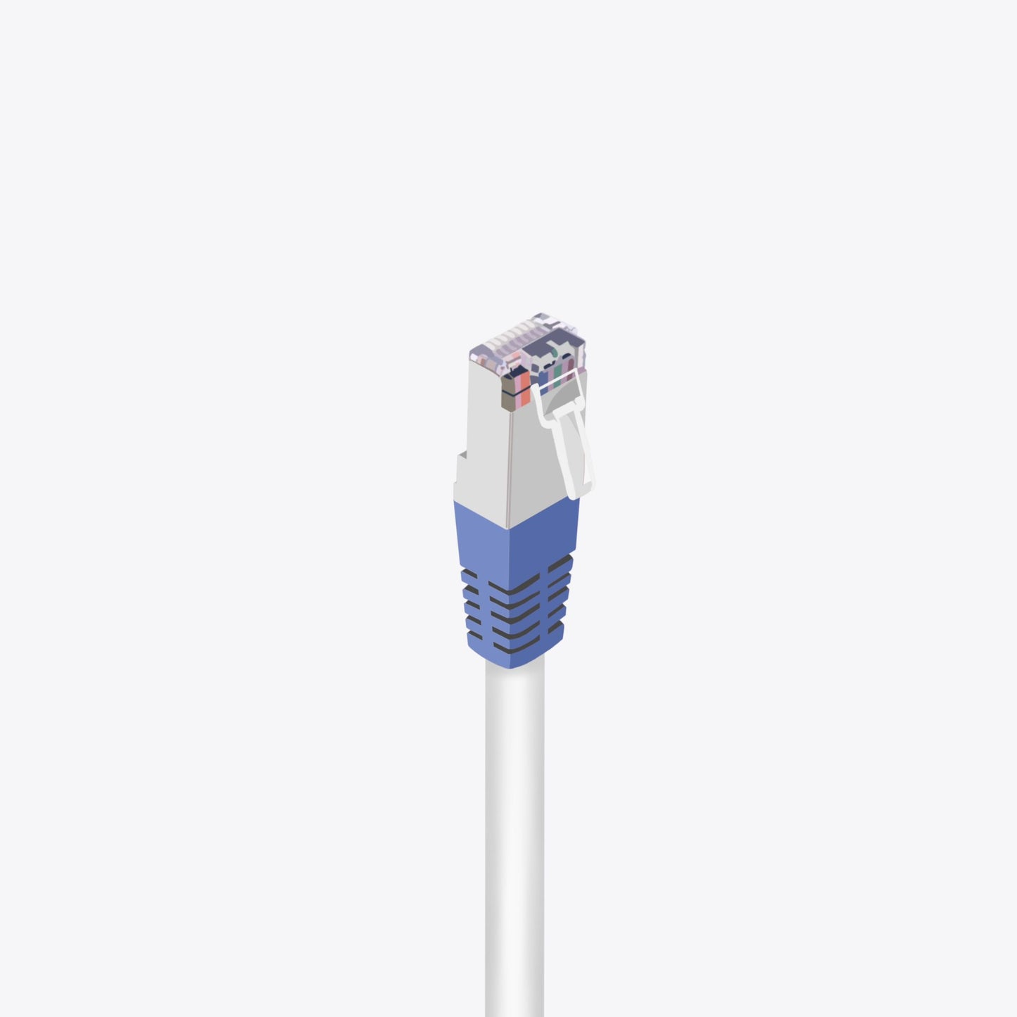 Câble RJ45 - Cat 6 - Gris